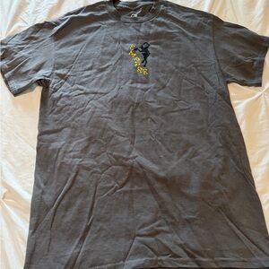 Empyre Charcoal Tee with Yellow Graphic